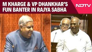 Mallikarjun Kharge Speech | "Sometimes You Help": M Kharge's Banter With VP Days After Big Face-Off