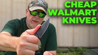 Cheap Walmart Knives for Bushcraft and Survival, Ozark Trail