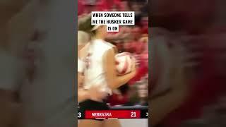 Nebraska Husker Volleyball Bekka Allick Run #huskers #nebraska #volleyball #gbr #bekkaallick