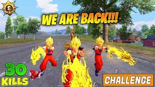  OMG !! 3 SUPER SAIYAN GOKU DESTROYED THE MOST DANGEROUS ENEMIES & CHALLENGED WHOLE LOBBY IN BGMI