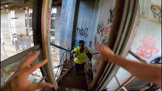 Security Parkour Escape (Abandoned Building) POV