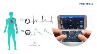 立錡科技 ECG/PPG 二合一心電量測開發方案