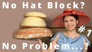 DIY hat block using expanding foam #1