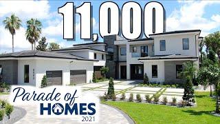 11,000 sq ft Lakefront Mansion by Synergy Custom Builders | Orlando FL Parade of Homes