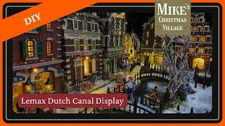 Create Your Own Lemax Christmas Village | DIY Dutch Canal Display