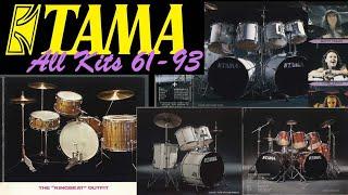 Tama Drums History by year - All Kits part 1