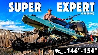 Modifying a Short Ski-Doo Snowmobile into a Super Expert 154"!