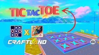 Tic Tac Toe X Free Fire  || Best Craftland Mapcode | Map Password | Craftland Best Map | #freefire