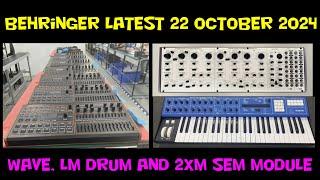 Latest Behringer News 22 October 2024