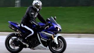 2013 Yamaha YZF R1 Ride By - Yamaha R1 Sound Crossplane I4 Engine  - Yoshimura Carbon Fiber Exhaust