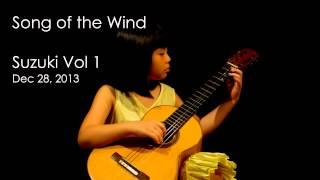 Suzuki Guitar Vol 1-4 - Song of the Wind - Abby Loh (5 yo)