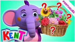 Aprende diferentes tipos de FLORES para crianças | Kent o Elefante