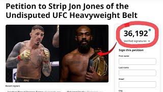 Petition to Strip Jon Jones (43,000 Votes)