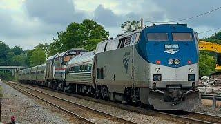 Tons of Extremely Rare Amtrak Trains Around the USA - Spring 2024