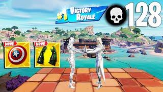 128 Elimination Duo Vs Squads Gameplay Wins Ft. @CycloneFN- (Fortnite Ch.5 Season 4 PS4 Controller)