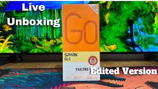 (Edited Version) Tecno Spark Go 1 Live Unboxing and first Impression