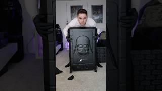 A full VADER SUIT in a CASE! #unboxing #darthvader #starwars #cosplay #costume #shorts