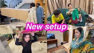 New setup | ibrahim ki shoping | Sitara yaseen vlog