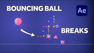 Animated Bouncing Ball Breaks | After Effects Tutorial