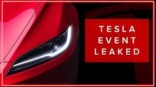 Launch Event For NEW Tesla Leaked AGAIN | NEW Photos From The Inside