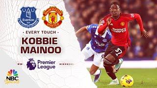 Every touch by Kobbie Mainoo in Manchester United's 3-0 win v. Everton | Premier League | NBC Sports