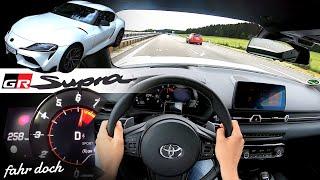 TOYOTA GR SUPRA 2.0L  POV | 0-100 | VMAX Autobahn | Fahr doch