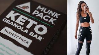 KETO GRANOLA BARS?! | Munk Pack Review & Taste Test | Toria Curbelo