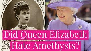 Did Queen Elizabeth Hate Amethysts? Story Behind Queen Mary's Amethyst Tiara & Kent Amethysts 