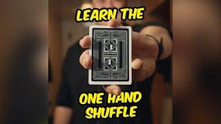 How to Shuffle Cards with One Hand!