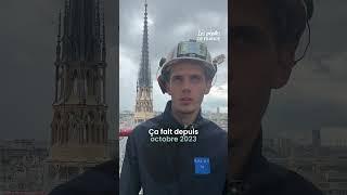 On a eu la chance de visiter l’incroyable chantier de Notre-Dame de Paris ‍