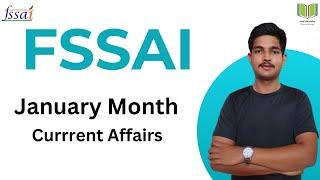 FSSAI Current Affairs | FSSAI January  Month News |  FSSAI CFSO & TO