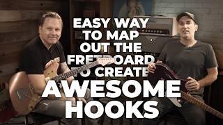 Easy Way To Map Out The Fretboard To Create Awesome Hooks With Session Guitarist Justin Ostrander