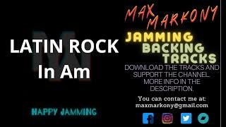 LATIN ROCK In Am - Jamming Backing Track