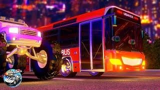 Wheels On The Bus + Street Vehicles Nursery Rhyme for Kids by Speedies