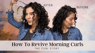 5 Tips to Revive Your Curls |  Curly Hair Morning Routine