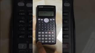 Solve|Cosine 60 degree|Using Calculator(fx 100MS)