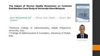 The Impact of Service Quality Dimensions on Customer Satisfaction Case Study AJSSMS 2022 91 11 17