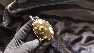 Авторский кулон аммонитовым симбирцитом | Pendant with ammonite Simbircite