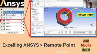 13 Remote Point? How to make remote point? Where is remote point useful? ANSYS Mechanical Simulation