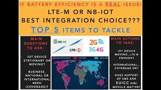 LTE-M or NB-IoT with BEST eUICC SIM (eSIM) - TOP 5 checklist