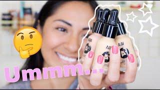 New AOA Drop Liquid Foundation Review ( All Tan Shades! )