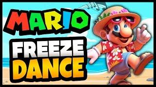 ️ Summer Mario Freeze Dance ️ Brain Break ️ Brain Breaks for Kids ️ Just Dance | Danny Go Noodle