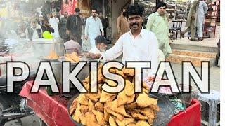  PAKISTAN STREET FOOD, RAWALPINDI WALKING TOUR, EXPLORING THE FAMOUS RAJA BAZAR, 4K HDR