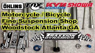  Tour Facility & Suspension Shop Atlanta GA Traxxion Dynamics Motorcycle Bicycle Forks Shock