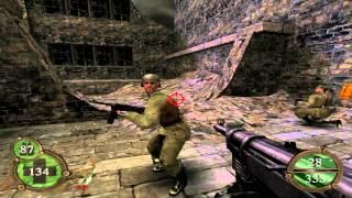 Return To Castle Wolfenstein Walkthrough Operation Resurrection - Part 23 ( Bombed Factory ) PS2