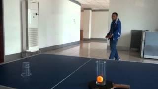 Ping Pong Trick Shot