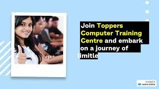 Toppers Computer Training Centre with Drone Video