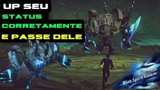 DERROTANDO O BLUE SPIRIT GOLEM NO BATTLEFIELD OF TRIALS FLOOR 5 SOLO LEVELING ARISE