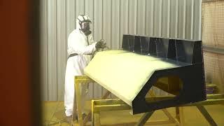 Fully ducted spray booth