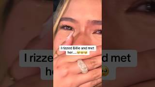 OMG IT WORKED #rizz #reaction #rizzgod #prank #trending #billieeilish #omg #meet #fans #itworks